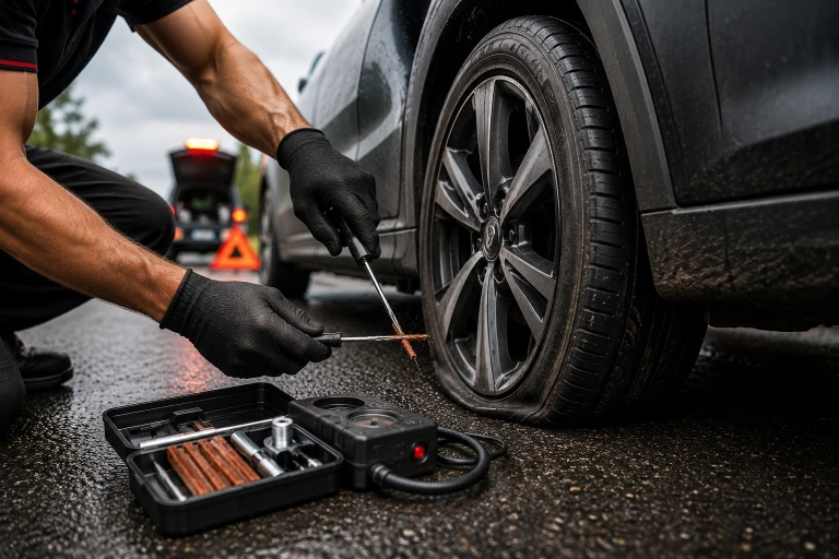 Emergency flat tyre service Watford 24/7